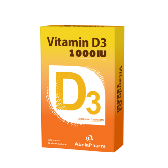 Vitamin D3 1000iu a 30cps