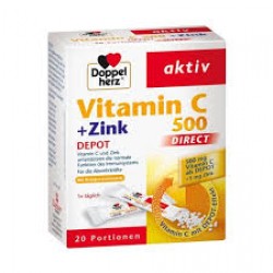 Doppelherz Vitamin C 500 mg Direkt + Cink