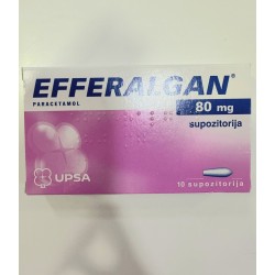 Efferalgan supp. 10x80 mg