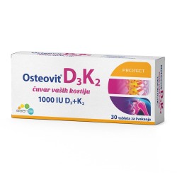 Osteovit d3 1000IU+K2 30tbl za zvakanje