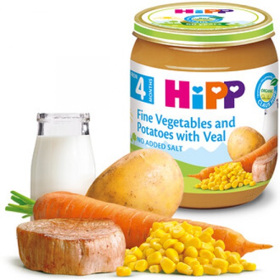 Hipp Povrce i krompir sa teletinom 125g