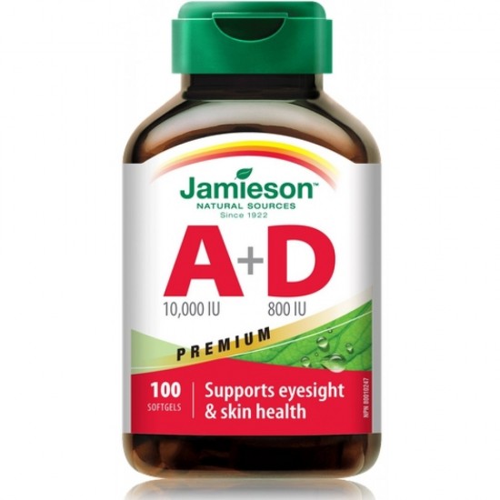 Jamieson vitamin A&D fortified 100caps
