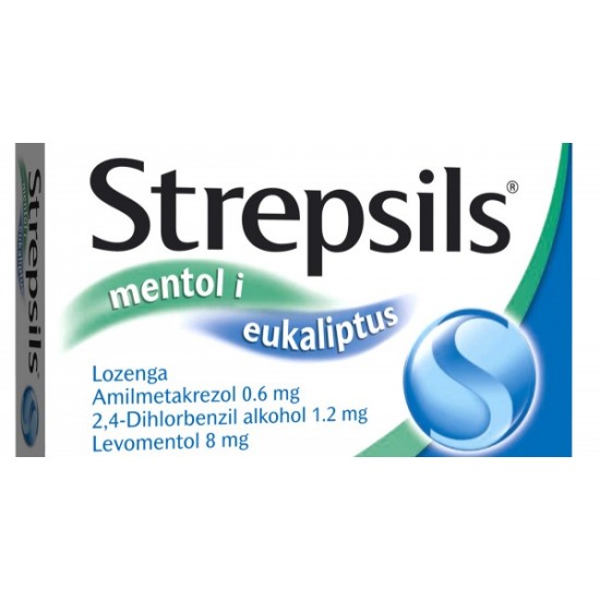 Strepsils mentol i eukaliptus pastile a24