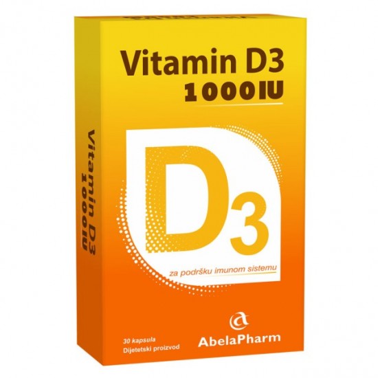 Vitamin D3 1000IU 30cps